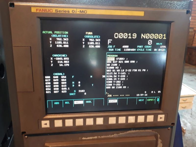 Fresadora CNC tipo Portal MANFORD DL3016
